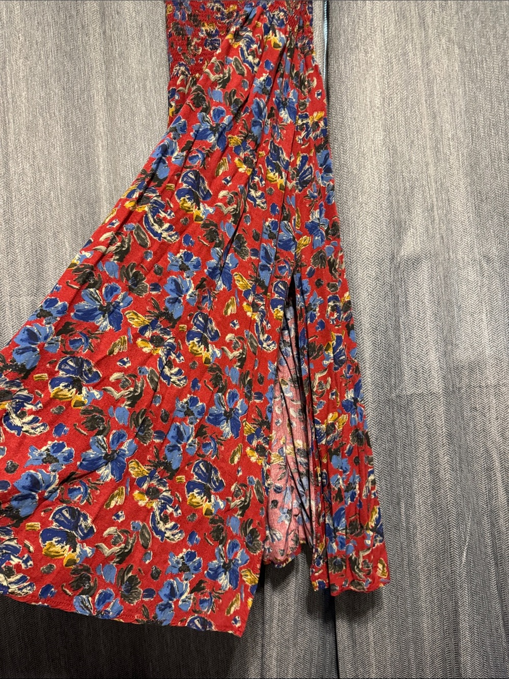 NATURAL LIFE Red Floral Maxi Dress - Picture 3 of 4